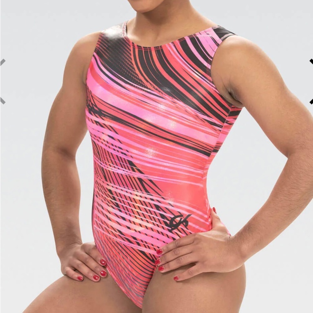 NWT Candy Streaks GK gymnastics tumbling dance Workout Leotard Style #3854 AXS